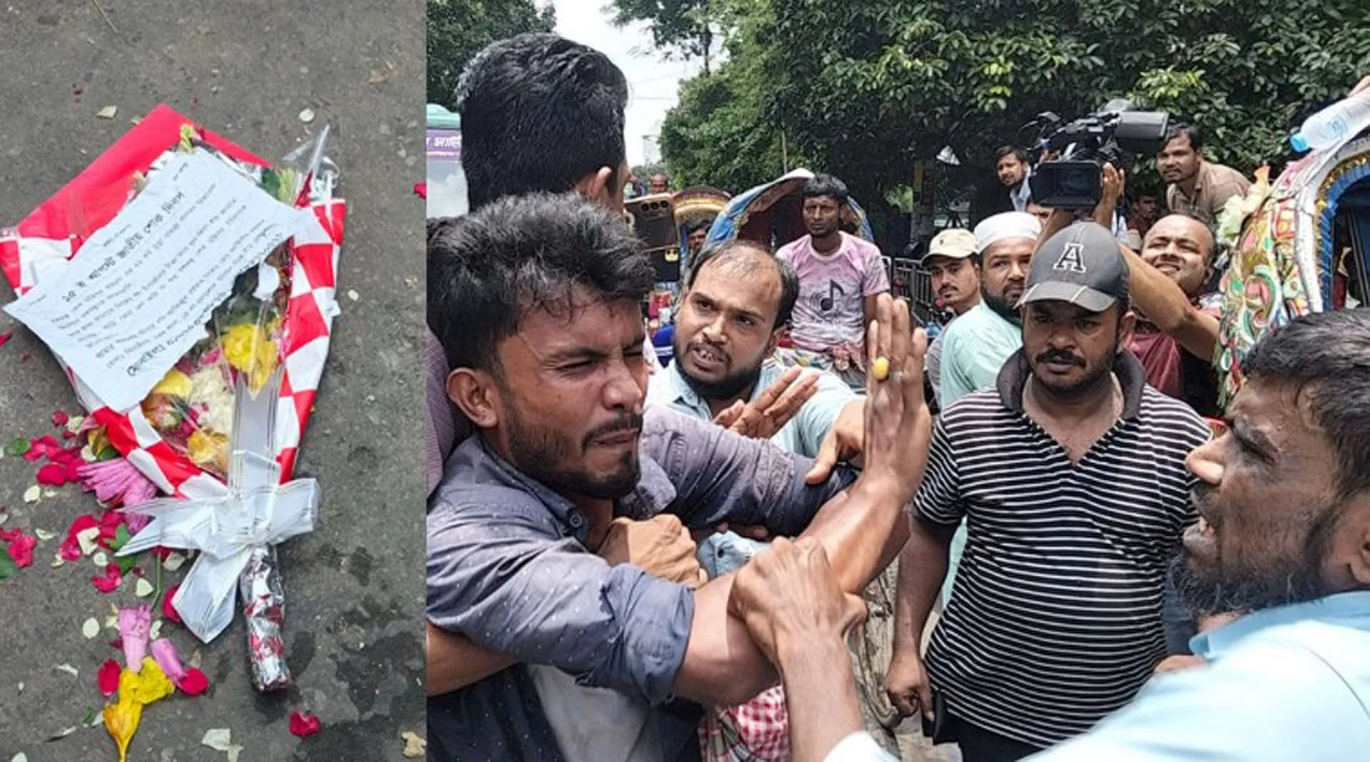 ধানমন্ডি ৩২ নম্বরে আ. লীগ কর্মী সন্দেহে তিনজনকে গণপিটুনি